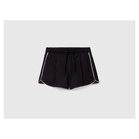 Benetton, 100% Cotton Shorts With Drawstring United Colors of Benetton