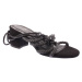 jiná značka NA-KD sandály na podpatku< Barva: Černá