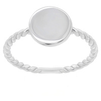 Brilio Silver Minimalistický stříbrný prsten GR106W 52 mm