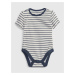 GAP Baby pruhované body Unisex - Kluci