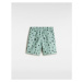 VANS Boys Primary Print Elastic Boardshorts Boys Green, Size