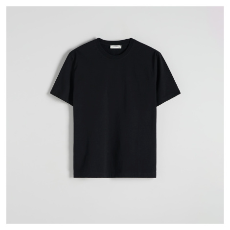Reserved - Bavlněné tričko střihu regular - Černý
