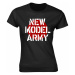 New Model Army tričko, Logo Black Girly, dámské
