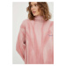 Vlněný svetr PS Paul Smith dámský, růžová barva, s golfem