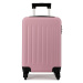 Konofactory Růžový odolný plastový kufr s TSA zámkem "Defender" - M (35l), L (65l), XL (100l)