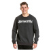 Mikina Meatfly MF Logo Crewneck, Charcoal Heather