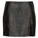 Only ONLLENI FAUX LEATHER SLIT SKIRT PNT Černá