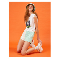 Koton Color Block Shorts Cotton