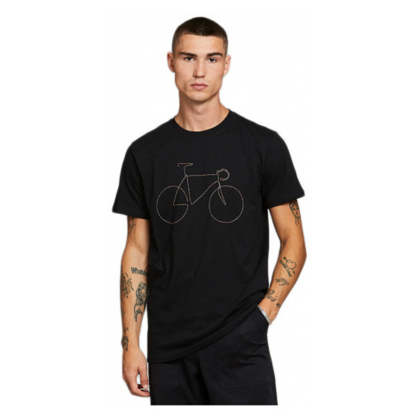 Dedicated T-shirt Stockholm Rainbow Bicycle Black
