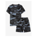 Tmavě šedé klučičí army pyžamo Marks & Spencer