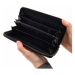 Dámská peněženka POYEM velká černá 5212 Poyem C