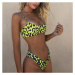 Dvoudílné plavky Bikini zvířecí vzor leopard