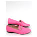 Dámské mokasíny tmavě růžová shoes model 18523070 - IDEAL SHOES