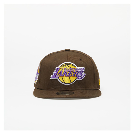 New Era Los Angeles Lakers Repreve 9FIFTY Snapback Cap Walnut/ True Purple