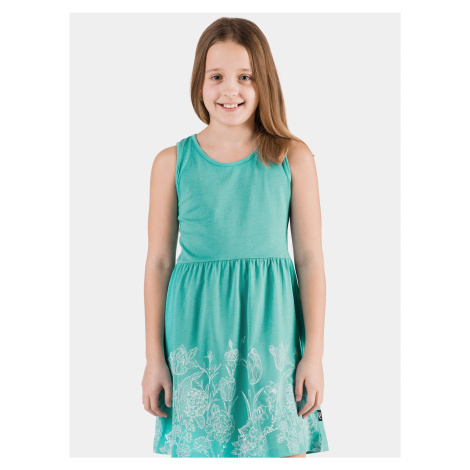 Zelené holčičí květované šaty SAM 73