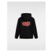 VANS Kids Tagged Pullover Hoodie Boys Black, Size