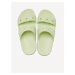 Světle zelené pantofle Crocs Classic