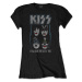 RockOff Kiss Dámské bavlněné tričko: Made For Lovin' You - černé