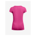 Růžové dámské sportovní tričko Under Armour Tech Mesh SS-PNK