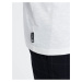 Krémové pánské tričko s kapsičkou Ombre Clothing