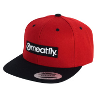 Kšiltovka Meatfly Flanker Snapback, Basic Logo Red/černá