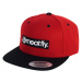 Kšiltovka Meatfly Flanker Snapback, Basic Logo Red/černá