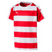 Puma LIGA JERSEY HOOPED TEE Dětské sportovní triko, červená, velikost