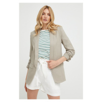 Bavlněné šortky Answear Lab dámské, bílá barva, hladké, high waist