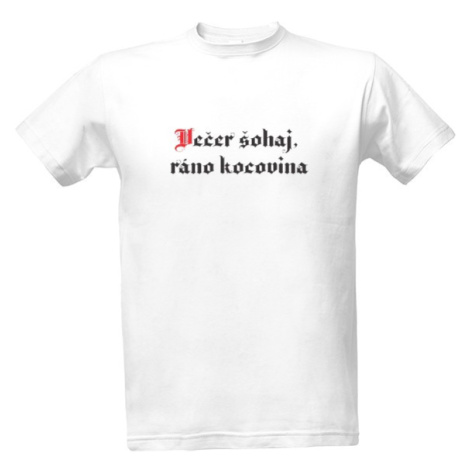 Pánské tričko folklórní vtipný nápis