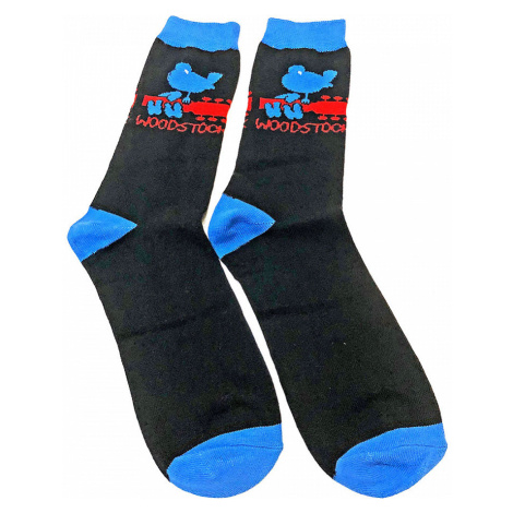 Woodstock ponožky, Logo Blue, unisex RockOff