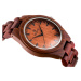 Pánské hodinky dřevěné červenéEAR (zx042a)