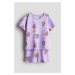 H & M - Žerzejové pyžamo's potiskem - fialová