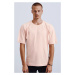 Růžové pánské tričko Dstreet