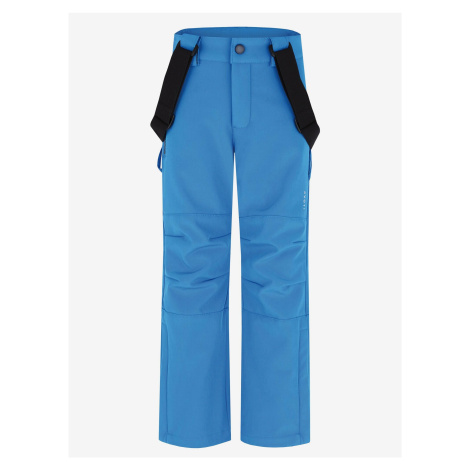 Modré dětské lyžařské softshellové kalhoty LOAP Lovelo