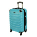 Rogal Světlotyrkysový skořepinový cestovní kufr "Premium" - M (35l), L (65l), XL (100l)