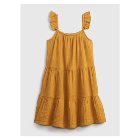 GAP Dětské šaty sleeveless tier dress - Holky