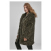 Dámský kabát // Urban classics Ladies Leo Teddy Coat darkolive leo