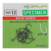 Korum Háčky Xpert Specimen Hooks 10ks - vel. 8