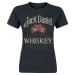 Jack Daniel's Tričko Vintage Distress Dámské tričko černá