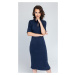 Benedict Harper Woman's Dress Lara Navy Blue