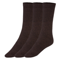 LIVERGY® Pánské ponožky, 3 páry (hnědá)