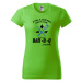 DOBRÝ TRIKO Dámské tričko s potiskem BAR-B-Q Barva: Středně zelená