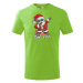 Dětské triko Santa Claus dab dance - vtipné vánoční triko