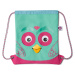 Dětský batůžek Affenzahn Kids Sportsbag Owl - turquoise