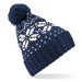 Beechfield Zimní čepice s norským vzorem Fair Isle Snowstar