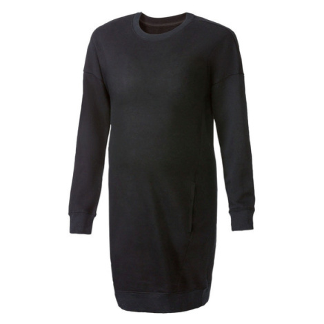 esmara® Dámské těhotenské teplákové šaty (černá)