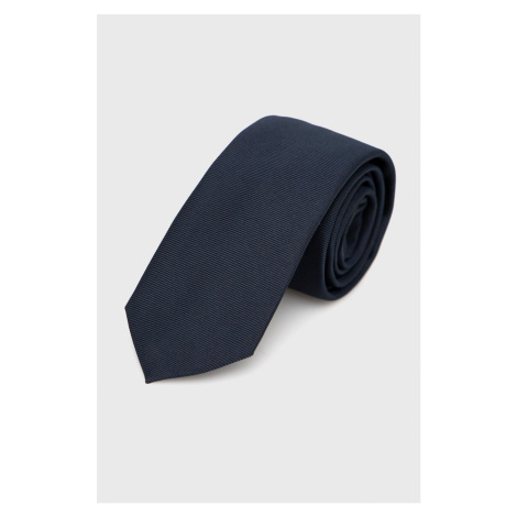 Hedvábná kravata HUGO tmavomodrá barva, 50468199 Hugo Boss