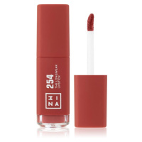 3INA The Longwear Lipstick dlouhotrvající tekutá rtěnka odstín 254 - Dark pink nude 6 ml