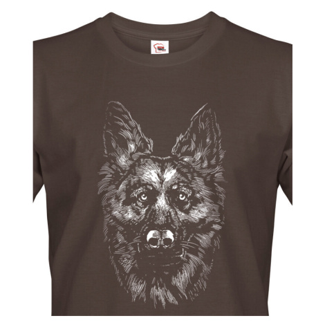 Pánské tričko pro majitele Německého ovčáka - pro milovníky psů BezvaTriko