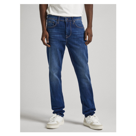 Tmavě modré pánské skinny fit džíny Pepe Jeans - Pánské